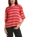 Johnny Was Arden Oversized Blouse In Red