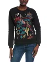 Johnny Was Arizona Raglan Sweatshirt In Black