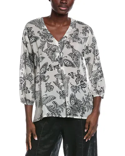 Johnny Was Arlo Blouse In Gray