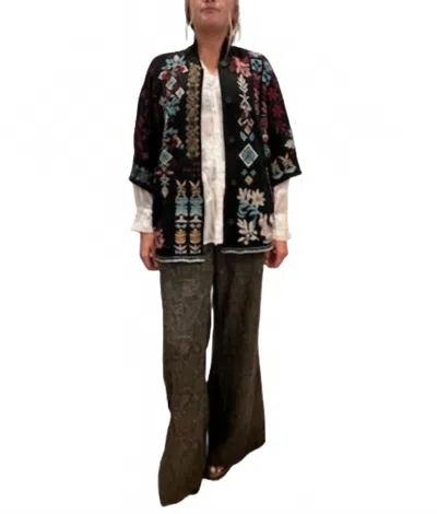 Johnny Was Asli Poncho In Black In Multi