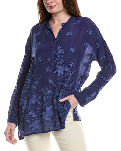 Johnny Was Audrey Oversized Tunic In Blue