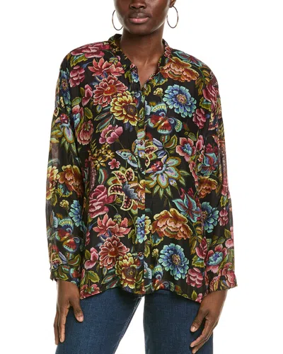 Johnny Was Audrey Silk Blouse