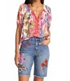 Johnny Was Avah Button Down Shirt In Kallie In Multi