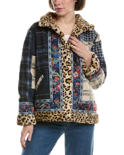 Johnny Was Becks Plaid Reversible Jacket In Brown
