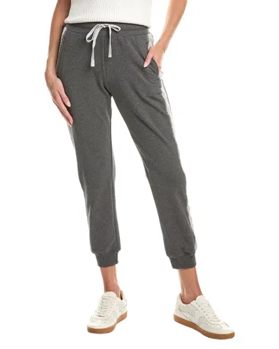 Johnny Was Bee Active Blanket Stitch Jogger Pant In Gray