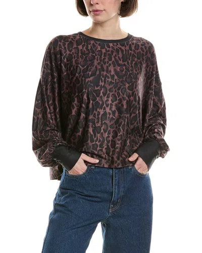 Johnny Was Bee Active Drop-shoulder T-shirt In Brown