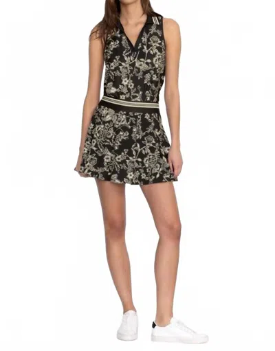 Johnny Was Bee Active Full Pleat Tennis Skirt In Vassala In Multi