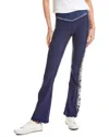 Johnny Was Bee Active High-waist Sculpting Baby Bell Bottom Legging In Blue