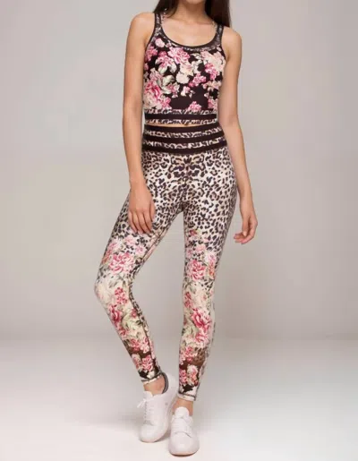 Johnny Was Bee Active Legging In Vintage Rose In Pink