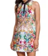 Johnny Was Bee Active Polo Tank Dress In Miller Tigre Scarf Print In Multi