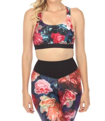 Johnny Was Bee Active Studio Reversible Sports Bra In Multi