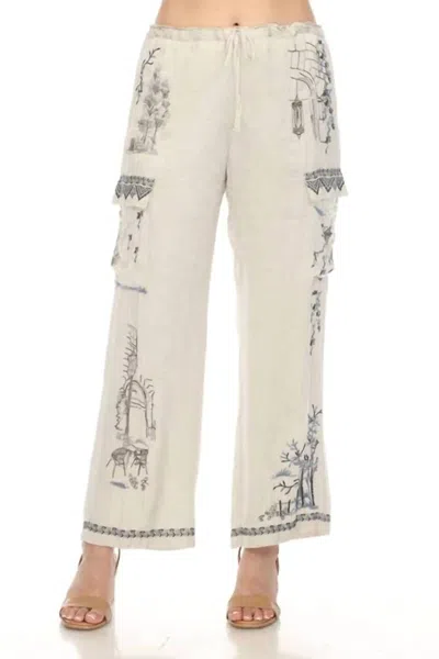 Johnny Was Bekki Pant Lumose In Foggy Due In Neutral