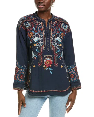 Johnny Was Belina Tunic In Blue