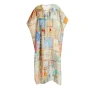 Johnny Was Bella Lace Up Maxi Kaftan Dress In Multi