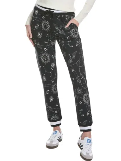 Johnny Was Bijou French Terry Jogger Pants In Multi In Black