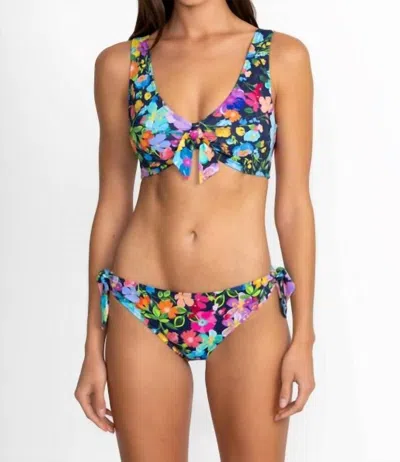 Johnny Was Bikini Top In Wild Blooms In Multi