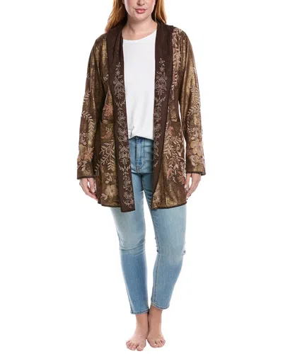 JOHNNY WAS BIYA A-LINE METALLIC SWEATER