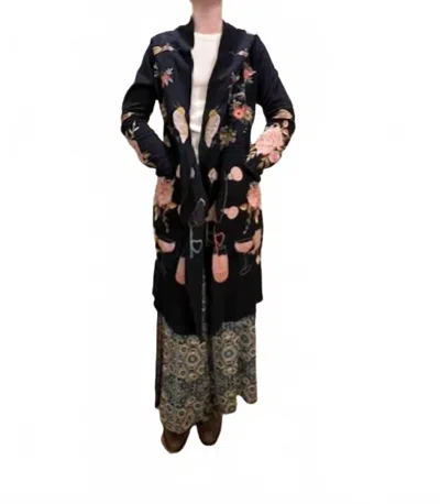 Johnny Was Biya Duster In Navy In Blue