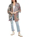 Johnny Was Biya Kimono Emily In Heather Grey In Gray