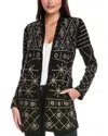 Johnny Was Biya Midi Cardigan Rhodes Pearl In Black In Black
