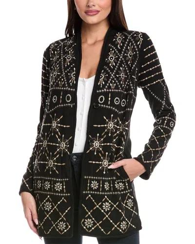 Johnny Was Biya Midi Cardigan In Black