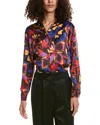 Johnny Was Blooms Silk Shirt