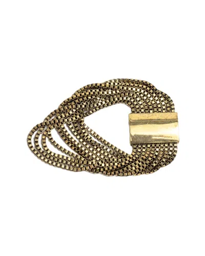 Johnny Was Box Chain Magnetic Bracelet