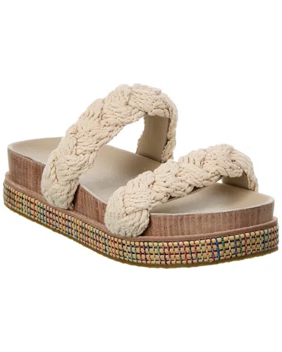 Johnny Was Braided Rope Sandal In White