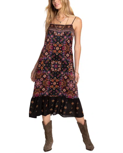 Johnny Was Brandi Silk-blend Dress In Multi