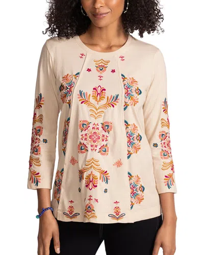 Johnny Was Brandi T-shirt In Neutral