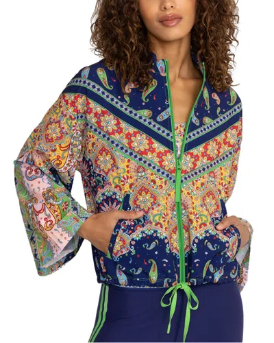 Johnny Was Breamar Night Kimono Sleeve Drop Shoulder Jacket In Multi