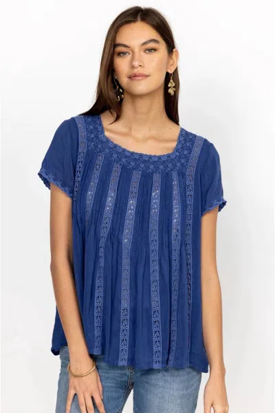Johnny Was Brigita Blouse In Blue