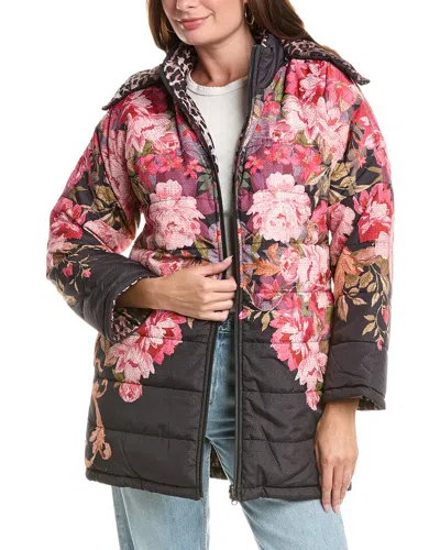 Johnny Was Britt Reversible Puffer Jacket In Multi