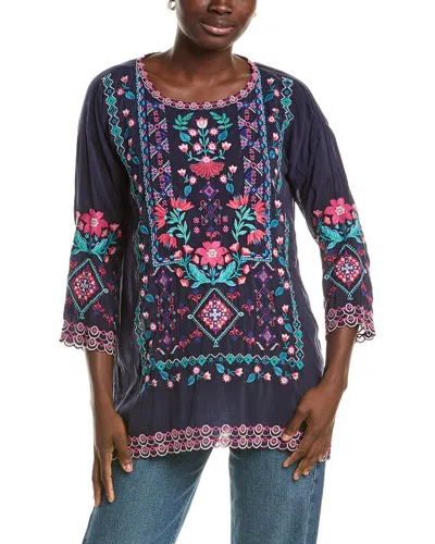 Johnny Was Brixley Tunic In Blue