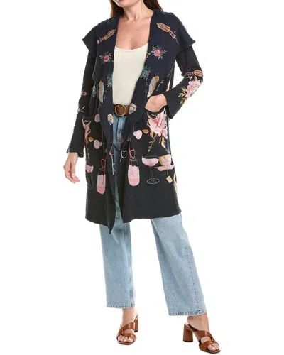 Johnny Was Bryn Lee Biya Duster In Navy In Blue