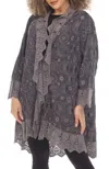 Johnny Was Bubbles Sparrows Jacket In Iron-steel In Gray