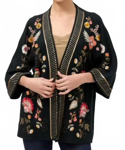 Johnny Was Bya Short Kimono In Black