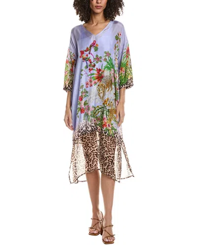 Johnny Was Cadeo Silk Shift Dress In Multi