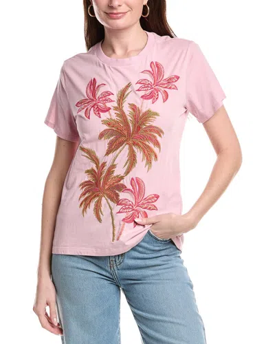 Johnny Was California T-shirt In Pink