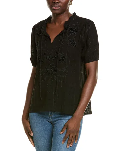 Johnny Was Calme By  Mirah Blouse In Black