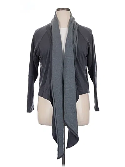 Pre-owned Johnny Was Calme Cardigan Sweater In Gray
