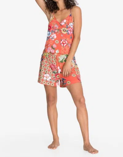 Johnny Was Cami Pajama Set In Whistle In Multi
