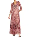 Johnny Was Cardinal Mesh Dress (slip) In Multi In Multi