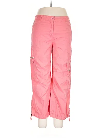 Pre-owned Johnny Was Cargo Pants In Pink
