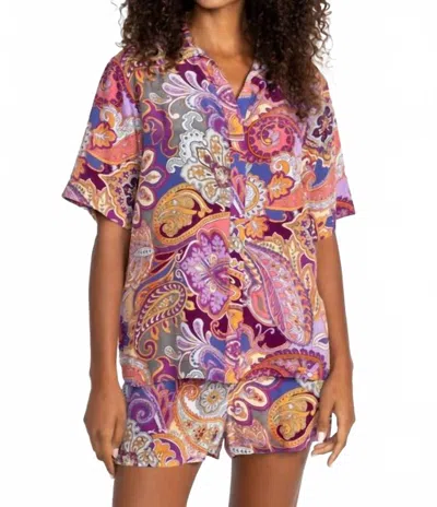 Johnny Was Carolyn Short Set In Sandalwood Pink In Multi