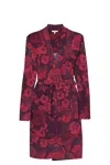 Johnny Was Carrie Sleep Robe In Red In Red