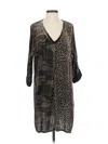 Johnny Was Casual Dress In Animal Print