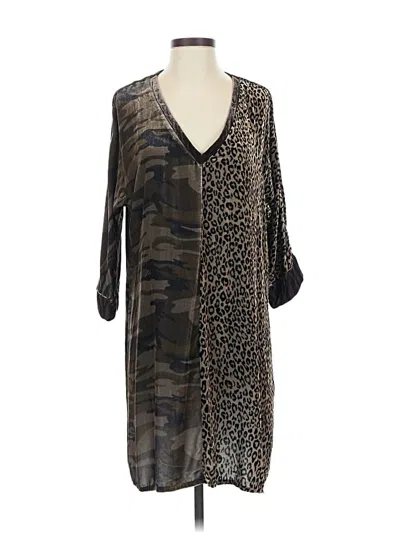 Johnny Was Casual Dress In Animal Print