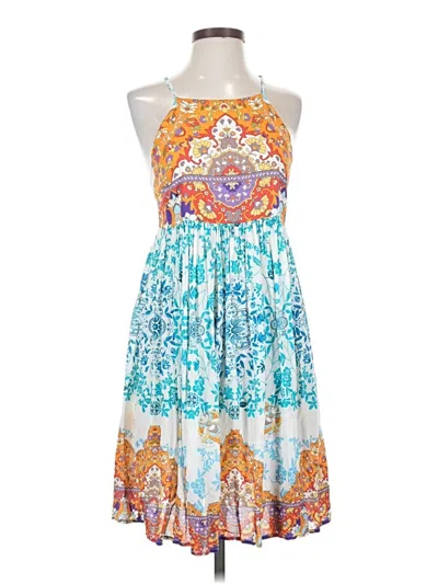 Johnny Was Casual Dress In Blue