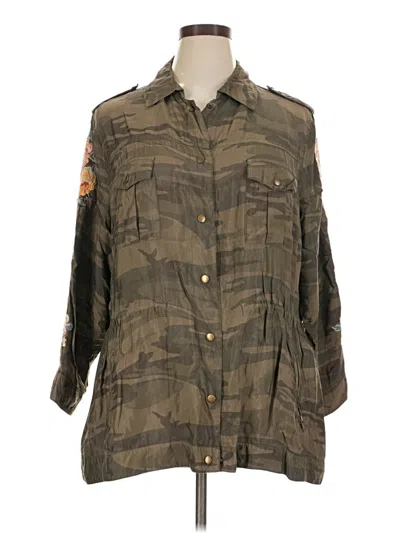 Pre-owned Johnny Was Casual Dress In Brown